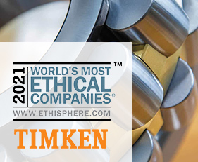 Timken Company for being named one of the World's Most Ethical Companies®